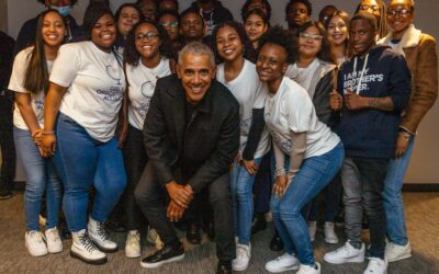 Meeting former President Obama provides Intro to Urban Education students the thrill of a lifetime